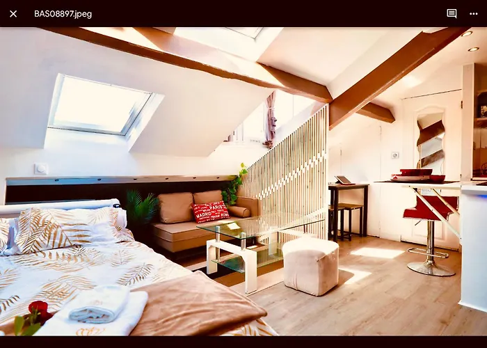 Atypique Calme, Quartier Vip, 50m Apartmán Nice